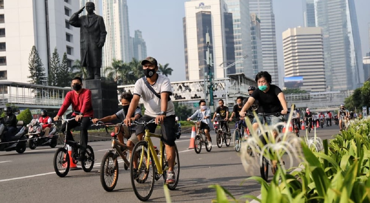 Jakarta dan Bandung  Mulai Memperbanyak Jalur Sepeda  